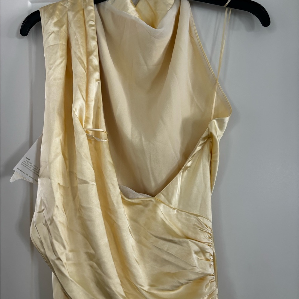 Misha Constantina Dress | M | NWT | Soft Gold - Picture 10 of 11